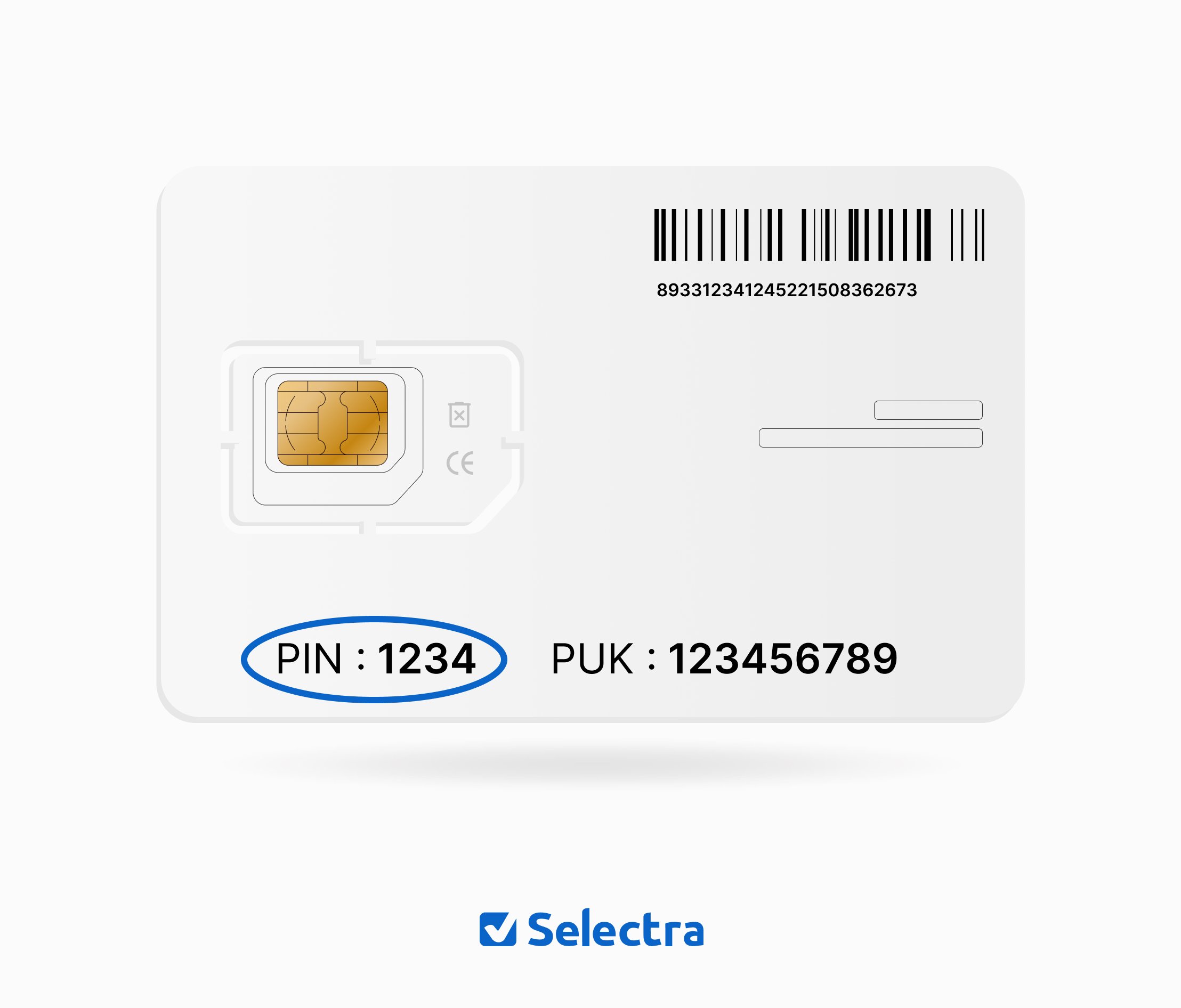 code pin sur une carte sim